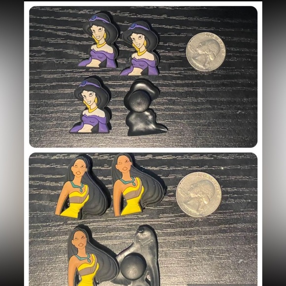 RESERVED FB Disney Princesses Shoe Croc Style Embellishments - Picture 4 of 9